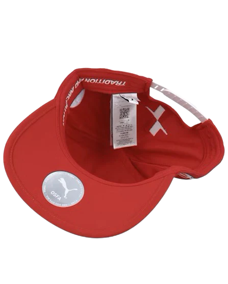 Ferrari Gorra Leclerc ROJO Dark Cherry