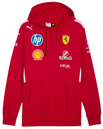 Ferrari Team Hoodie Dark Cherry MEN
