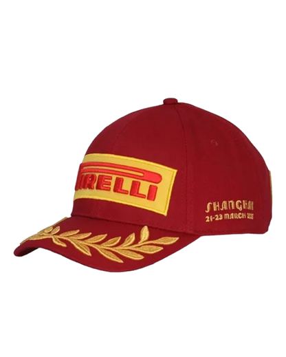 Gorra Pirelli China 2025 Roja Unisex