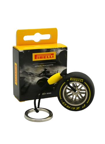 Llavero Pirelli Unisex Amarillo