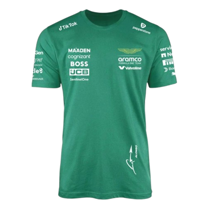 Aston Martin F1 RP ALONSO TEAM TEE VERDE